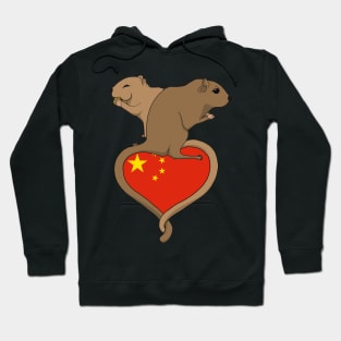 Gerbil China (light) Hoodie